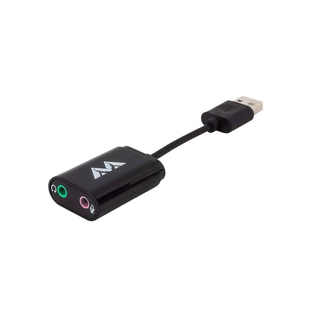 ANTLION AUDIO GDL-0424 USB Stereo Sound Card Adaptor for Microphones and Headphones
