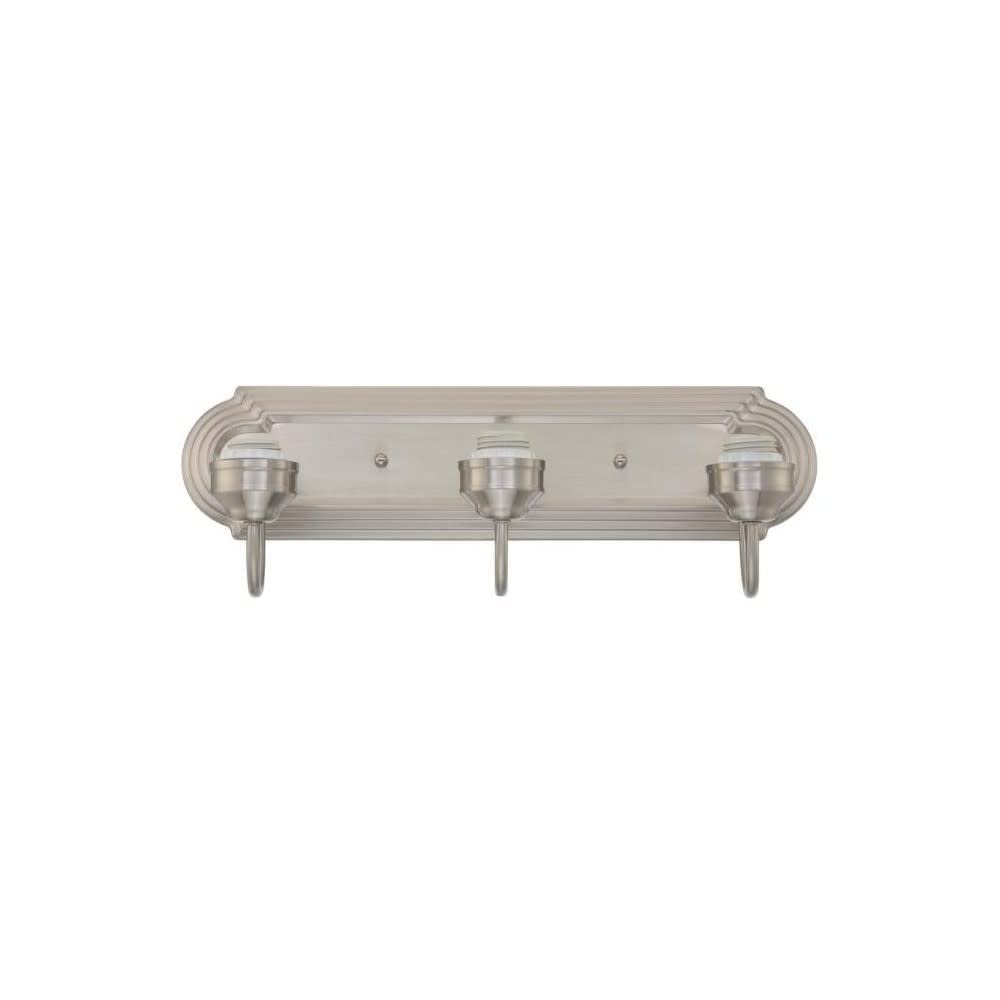Westinghouse Lighting Corp 6300800 3-Light Wall Fixture, Nickel