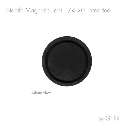 GRIFITI Nootle Magnetic Foot 1/4 20 Threaded Magnet Base for Mini Ball Head, Pan Heads, Camera, Phone Holders, Video Cameras, Phone Mounts, Projector