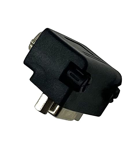 Dafensoy RS232 DB9 Pin Male to Female 90 Degree Changer Coupler Adapte Connecter, 90 Degree DB9 9 Pin RS 232 Serial Gender Changer Extension…