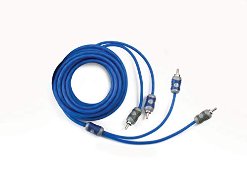KICKER 46KI23 K-Series 2-Channel RCA Interconnect, 3.0 Meter