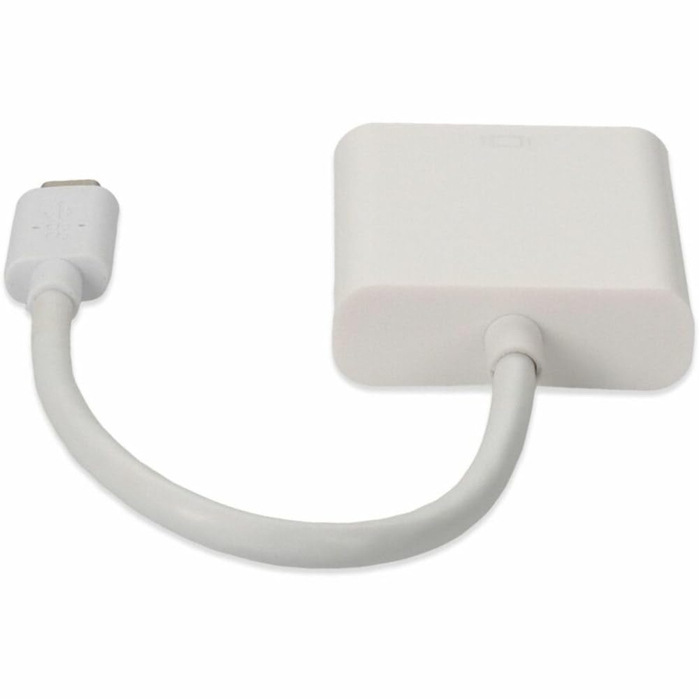AddOn 20cm (8In) USB 3.1 Type (C) Male to HDMI Female White Adapter Cable