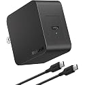 60W USB C Charger Fast Charging, Nekteck GaN Tech PD 3.0 Fast Charging with Foldable Plug, Compatible with MacBook Air/Pro, iPhone 15/16/17 Series