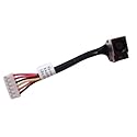 New AC DC Jack Power Plug in Charging Port Connector Socket with Wire Cable Harness Replacement for HP COMPAQ PRESARIO CQ50 CQ60 CQ70 G50 G60 G70