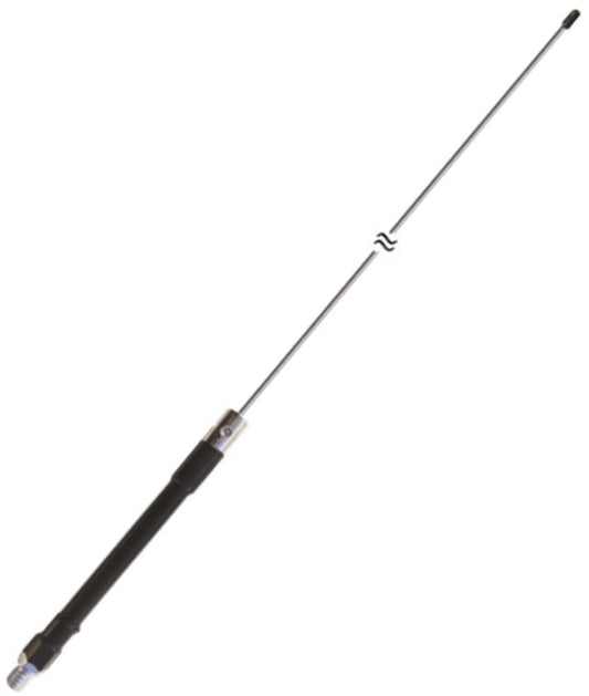 ProComm JBC1500 54-Inch Half-N-Half Series Antenna, 1000 Watt Rated, 5/16" Durable Fiberglass Base, 18 Gauge Copper Wire, 17-7 .100 Diameter Stainless