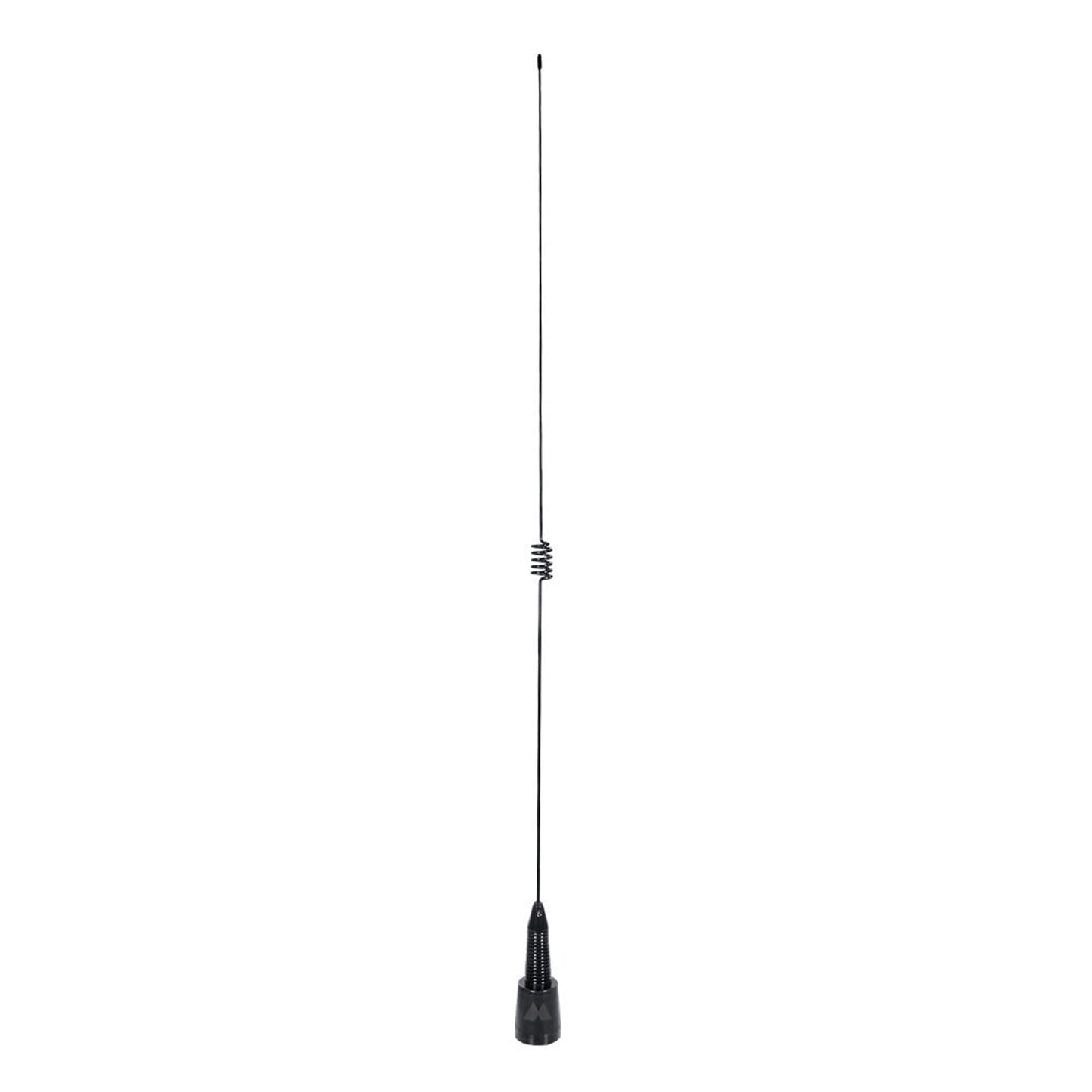 Midland - MXTA26 MicroMobile 1.5 inch Base Diameter 6DB Gain Whip Antenna with NMO Great for Off-roaders, overlanders, Farmers - Max Power120W Boost