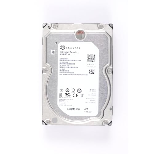 SEAGATE ST4000NM0034 3.5 4TB 7200RPM SAS 12GB Hard Drive Seagate Technology ST4000NM0034 Seagate Hard Drives (Renewed)