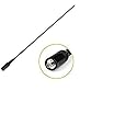 NSKI Dual Band Soft Antenna (144/430Mhz) 15.6" for (UV-82 UV-5R BF-F8HP GT-3 BF-F8+ Series) Handheld Antenna for Radio SMA Male Interface