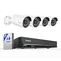 REOLINK 8CH 5MP Security Camera System, 4pcs Wired PoE Cameras for Home Security Outdoors, Smart Person/Pet/Vehicle Detection, 4K 8CH NVR with 2TB HDD