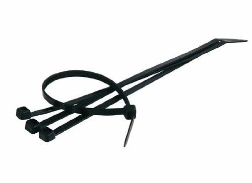 JT&T Products (4706H) - 7.5" UV Black Nylon Wire Ties, 50 Lb. Tensile Strength, 14 Pcs.