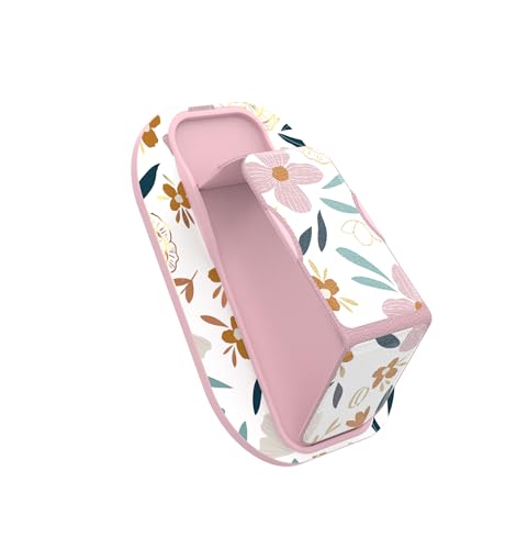 Carson & Quinn Professional CLCKR Stand & Grip | Pink Leilani Floral Collection | Universal Fit Compatible with iPhone 12-15 Pro Max | Magnetic