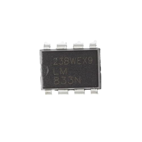 HUABAN 10 Pieces LM833N LM833 DIP-8 Dual High-Speed Audio Operational Amplifier Op Amp