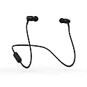 Scosche BT102 Rechargeable Bluetooth Wireless Earbuds with In-Line Microphone, Music Control Buttons and Noise Isolating Ear Cushions, Black