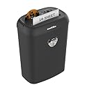 Suntiko 14 Sheet Cross Cut Paper Shredder for Home Office Use with P-4 High Security and 6.6 Gallon Bin for Credit Cards CDs or Staples ETL Certified