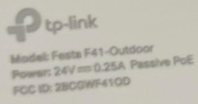 TP-Link Festa F41-Outdoor, N300 Wireless Outdoor Access Point
