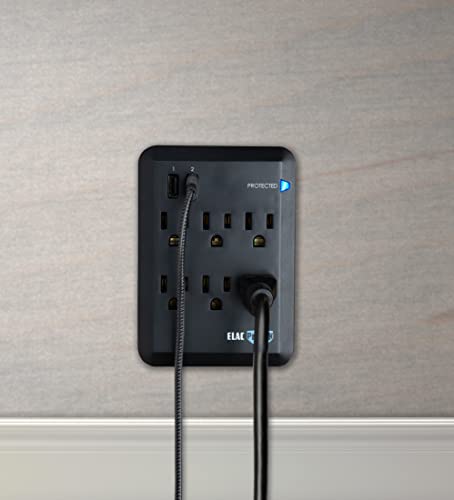 Elac PB-62S - Protek 6 Outlet Wall Surge Protector