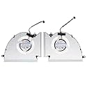 Replacement CPU&GPU Cooling Fan for MSI GP76 GE76 WE76 MS-17K2 MS-17K3 PABD1A010SHR-N452 PABD1A010SHR-N451