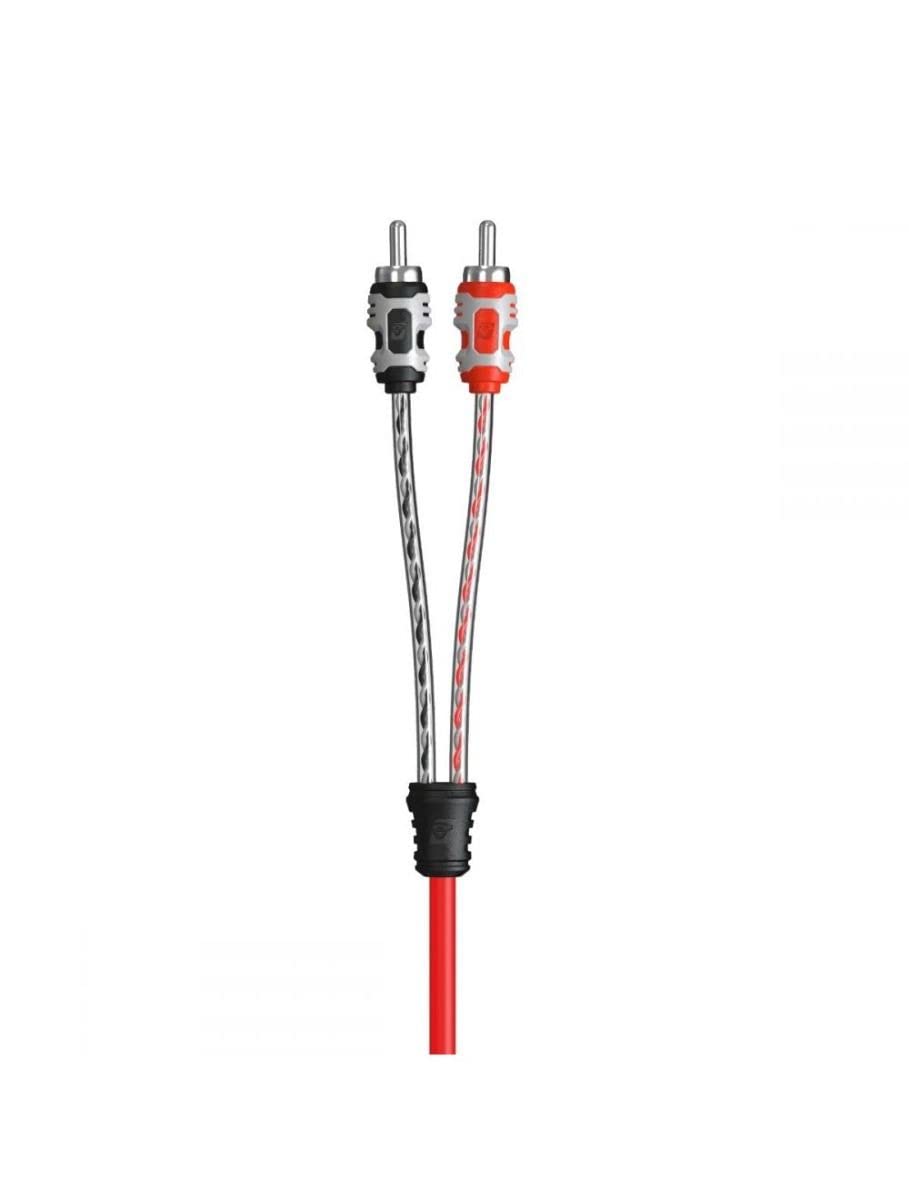 Cerwin-Vega RV46 2-Channel RCA Cable 6 ft. Dual Twisted Dual Molded Ends