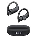 TREBLAB X3 Pro - Sports Wireless Ear Buds Bluetooth - Comfortable Workout Headphones with Secure Ear Hooks, 12H Long Battery Life, IPX5 Sweatproof