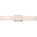 Nuvo Lighting 62/872 Contemporary Modern Two Light Vanity from Grill Collection in Polished Nickel Finish