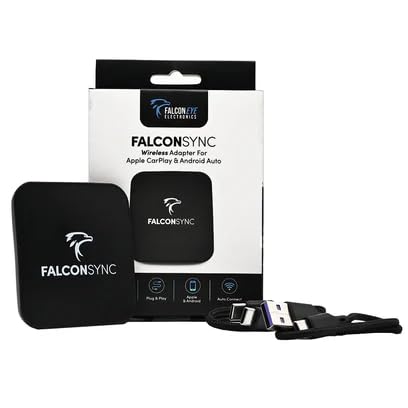 FalconEye Electronics FalconSync Wireless Apple CarPlay/Android Auto Adapter