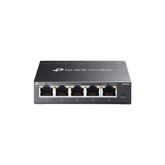 TP-Link Omada 5 Port Gigabit Easy Managed, Switch, VLAN, Auto Loop Prevention, IGMP Snooping, Fanless, Managed by Omada, Durable Metal w/Shielded