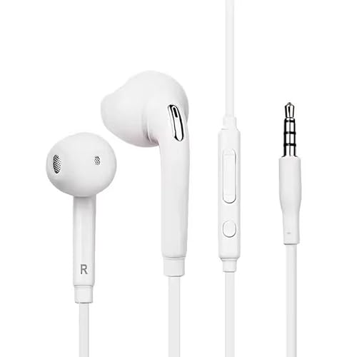 Wired Earphones Hands-Free Headphones Compatible with Samsung Galaxy A15 5G/ A14 5G/ A13 5G, Headset w Mic Earbuds Earpieces