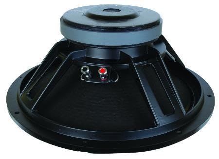 multicomp PRO Woofer, Die Cast, Paper Cone, Cloth Surround, 8ohm (15" Die Cast, 200W RMS, 8 ohm), Wired connectiviity, Black