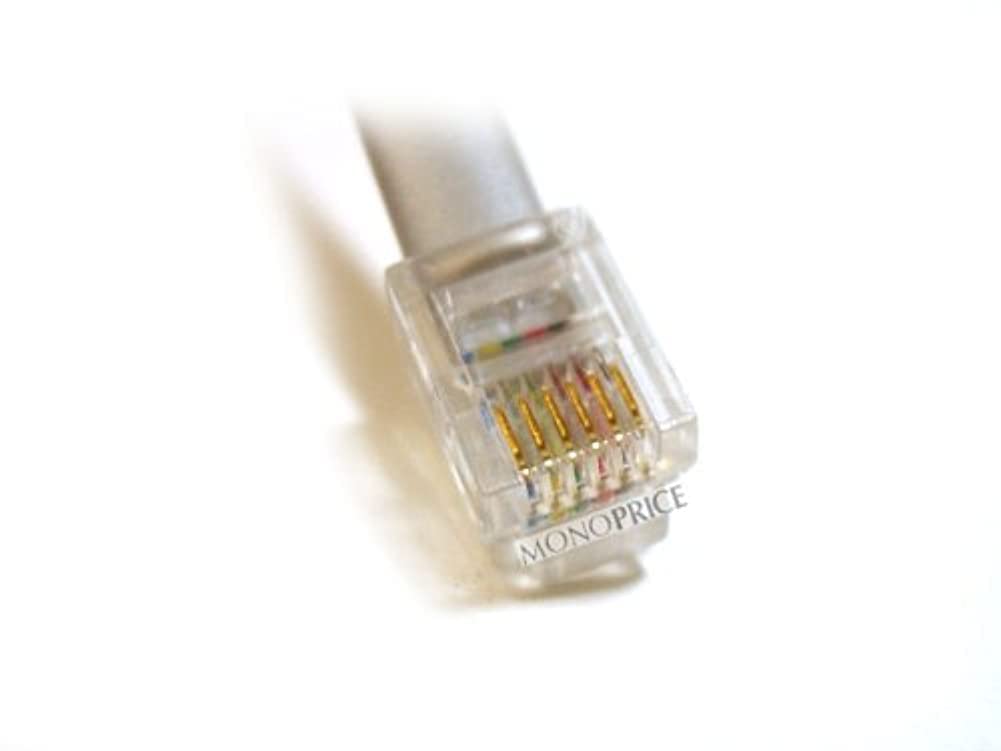 Monoprice 100941RJ12 6P6C Reverse Landline Telephone Cable, 14-Feet for Voice