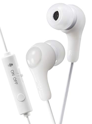 JVC Gumy Gamer, in Ear Earbud Headphones with Mic, Remote, and Mute Switch for Gaming and Chatting, Powerful Sound, Comfortable and Secure Fit…