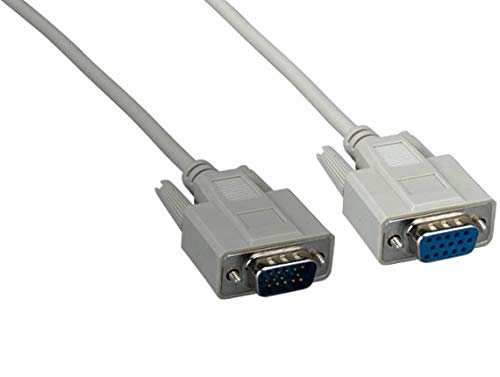 Cable Leader VGA HD15 M/F 14C Monitor Extension Cable (3 Foot (1 Pack))