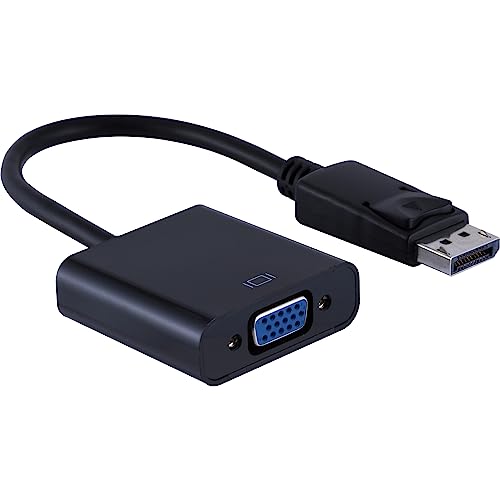 Ativa® DisplayPort to VGA Pigtail Adapter, 6", Black, 36543
