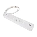 MaxLite, APS-6/USB/SMTR, Smart Advanced Power Strip, 4 AC Outlets, 2 USB Ports, 245 Joules of Surge Protection, App Controlled, Google & Alexa