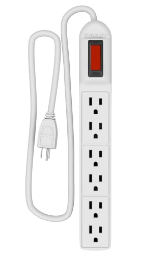 STANLEY 30006 POWERMAX 6-Outlet Power Strip with 3FT Cord