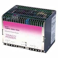 TSPC 480-124, DIN Rail Power Supply, 480W 24VDC 20A, Adj Vout, Rugged Metal case, Input: 85~132 VAC 187~264 VAC