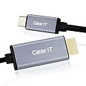 GEARit 6ft USB-C to HDMI Cable [Thunderbolt 3 Port Compatible] USB Type C to HDMI Cable (4K@60Hz) for MacBook Pro 2018/2017, MacBook Air, iPad Pro