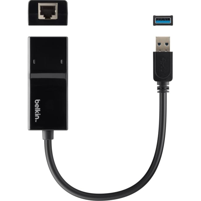 Belkin USB 3.0 Gigabit Ethernet Adapter for Laptop & PC