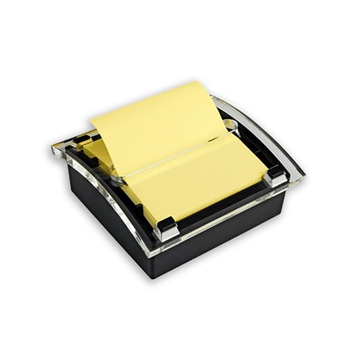 Post-it Note Dispenser, Black Base, 1 Dispenser, 1 Pad, 50 Sheets/Pad