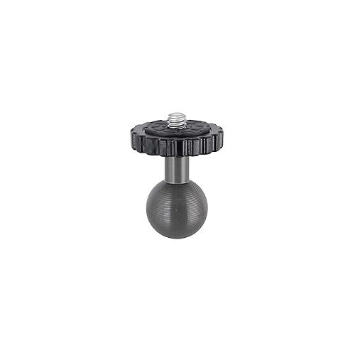 ARKON Mounts 20mm Metal Ball to 1/4"- 20 Camera Bolt Adapter | Designed for 20mm Ball End Shafts, Arms, and Mounts | Industry Standard Camera Pattern