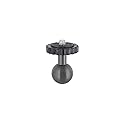 ARKON Mounts 20mm Metal Ball to 1/4"- 20 Camera Bolt Adapter | Designed for 20mm Ball End Shafts, Arms, and Mounts | Industry Standard Camera Pattern