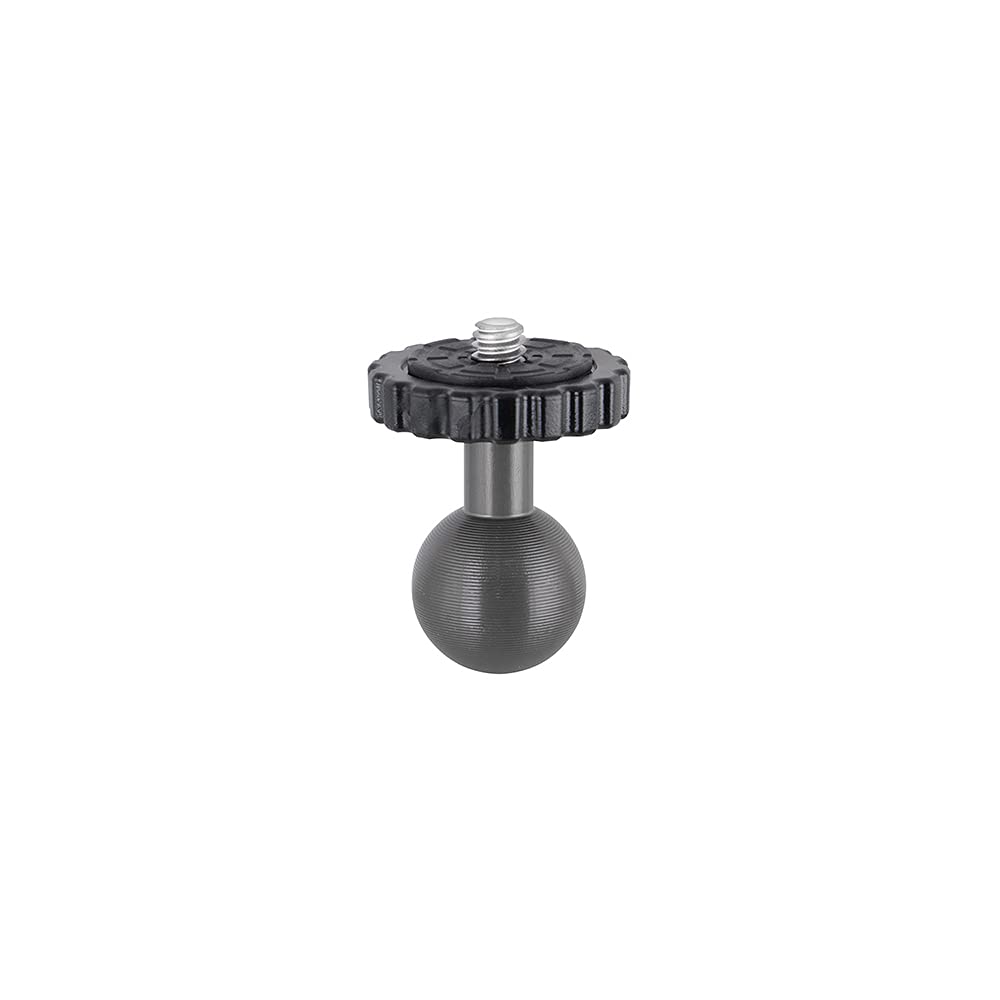 ARKON Mounts 20mm Metal Ball to 1/4"- 20 Camera Bolt Adapter | Designed for 20mm Ball End Shafts, Arms, and Mounts | Industry Standard Camera Pattern