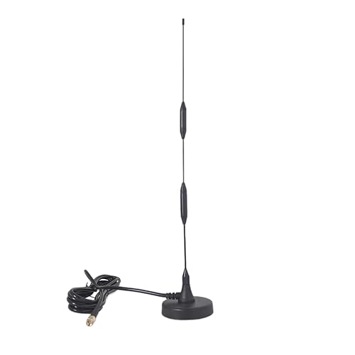 MASWELL Cellular Antenna 4G Whip Antenna High Gain 5dBi Magnet Mount for Cellular 4G LTE 3G and GSM Long Monopole 700MHz Band Included Connector