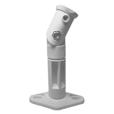 VideoSecu 6 White Universal Satellite Speaker Mounts/Brackets for Walls and Ceilings 1NA (White, 6 Pack)