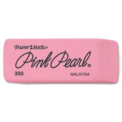 Paper Mate Pink Pearl Erasers, Small, 36 Count