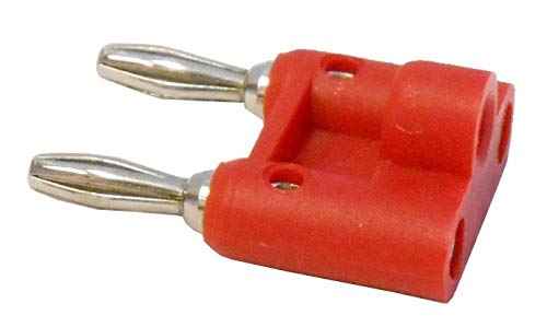 AUDIO 2000'S ACC3166BR4 Two-Pair (2-Black, 2-Red, 4 Plugs Total) Corrosion-Resistant Banana Plugs for Speaker Wires