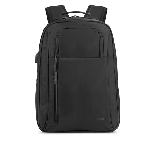 CODi Fortis 16" Laptop Backpack - Eco-Friendly Business Backpack with USB Charging Port, Recycled Materials, Padded Laptop Compartment, Anti-Theft