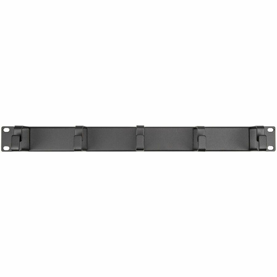 Rocstor Y10E046B1 1U 19in Metal Rackmount Management Panel Cable Routing, 1.73" x 19" x 2.70", Black