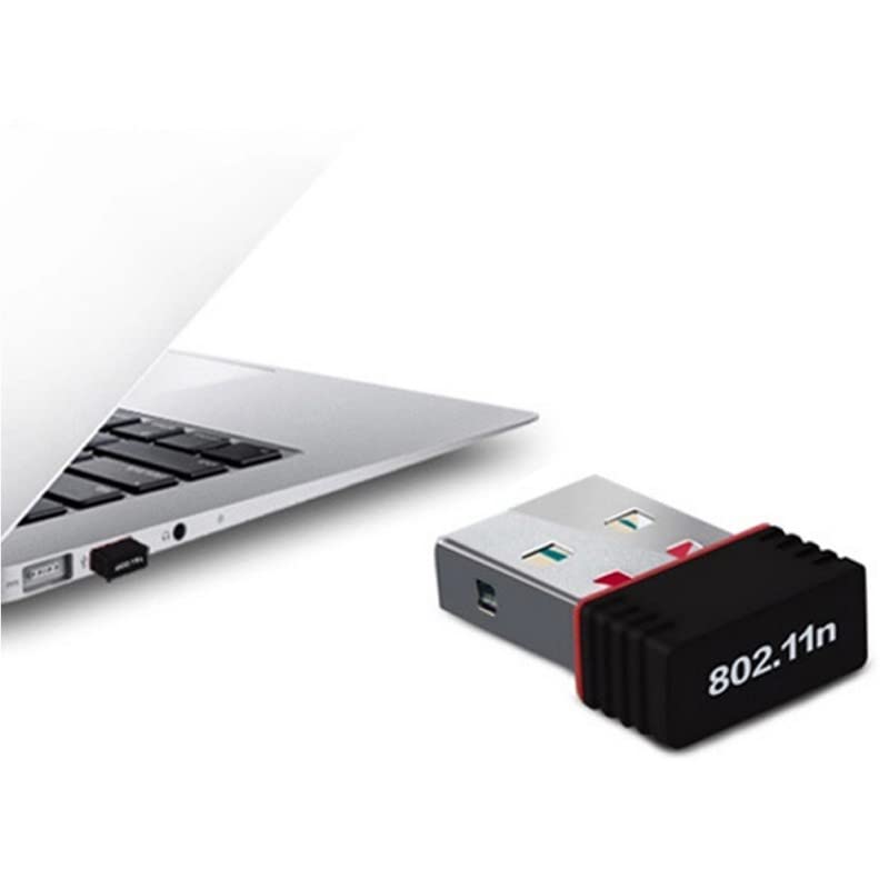 Mini 150MPS USB 2.0 Stick WiFi 802.11n Wireless LAN Network Adapter Stick Schwarz 802.11 Dongle Chip