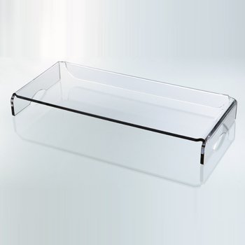 Accurate Films Heavy Duty Clear Acrylic Monitor Stand with Keyboard Storage