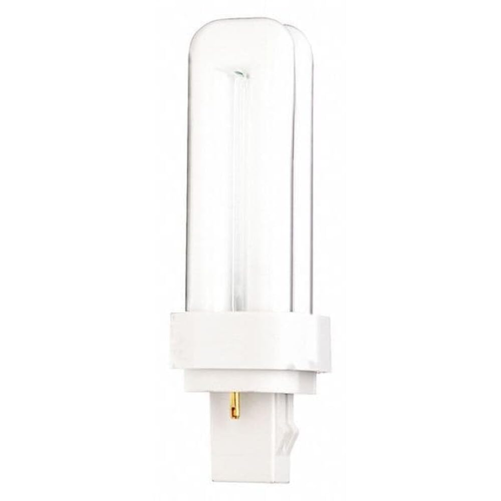 Satco S8320 4100K 13-Watt GX23-2 Base T4 Quad 2-Pin Tube for Magnetic Ballasts, Cool White